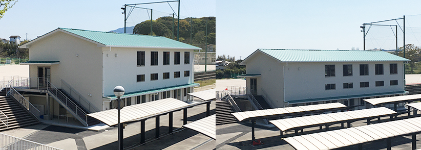部室棟完成